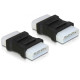 DELOCK Adapter 4 tűs Molex male-male (65044) DELOCK Adapter 4 tűs Molex male-male (65044)