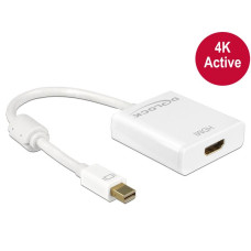 DELOCK Adapter mini Displayport 1.2-dugós csatlakozó HDMI-csatlakozóhüvely 4K aktív fehér (62612) DELOCK Adapter mini Displayport 1.2-dugós csatlakozó HDMI-csatlakozóhüvely 4K aktív fehér (62612)