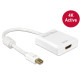 DELOCK Adapter mini Displayport 1.2-dugós csatlakozó HDMI-csatlakozóhüvely 4K aktív fehér (62612) DELOCK Adapter mini Displayport 1.2-dugós csatlakozó HDMI-csatlakozóhüvely 4K aktív fehér (62612)