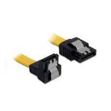DeLOCK (82814) SATA 3.0 kábel 70cm sárga L (SATA anya - SATA anya) DeLOCK (82814) SATA 3.0 kábel 70cm sárga L (SATA anya - SATA anya)