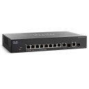 CISCO SF 302-08 8 portos 10/100 Managed Switch with Gigabit Uplinks  8xport,lásd részletek