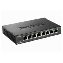 D-LINK DES-108 8 Port 10/100Mbit Fast Eternet Switch 8xport,Fémház,8x10/100