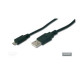 Assmann USB 2.0 csatlakozókábel,  A/M - microB/M AK-300110-018-S