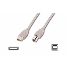 Assmann USB 2.0 k&aacute;bel,  A m / B m , 3,0m AK-300102-030-E