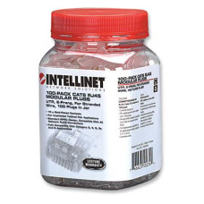 Intellinet dug&oacute; RJ45 UTP stranded 8p8c, Cat6, 100 db t&eacute;gelyben 502344