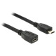 DELOCK Cable USB Extension micro-B male - micro-B female 0.5m (83567) DELOCK Cable USB Extension micro-B male - micro-B female 0.5m (83567)