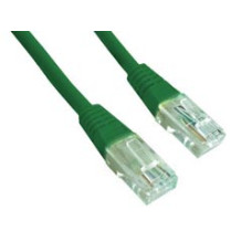 Gembird UTP kat.5e RJ45 patch k&aacute;bel,  5m, z&ouml;ld PP12-5M/G