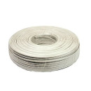 Gembird lapos, sodrott telefonkábel, 100m, fehér TC1000S-100M