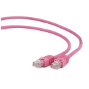 Gembird UTP kat.5e RJ45 patch kábel, 5m, rózsaszín PP12-5M/RO Gembird UTP kat.5e RJ45 patch kábel, 5m, rózsaszín PP12-5M/RO