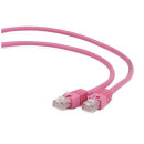 Gembird FTP kat.6 RJ45 patch kábel, 1m, rózsaszín PP6-1M/RO