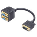 Gembird Adapter VGA (male) to 2x VGA (female) CC-VGAX2-20CM Gembird Adapter VGA (male) to 2x VGA (female) CC-VGAX2-20CM