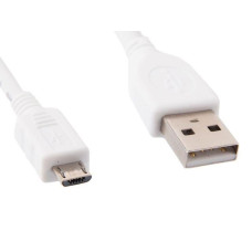 Gembird micro USB 2.0 cable AM-MBM5P 1m, white CCP-MUSB2-AMBM-W-1M Gembird micro USB 2.0 cable AM-MBM5P 1m, white CCP-MUSB2-AMBM-W-1M