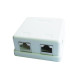 Gembird single jack surface mount box 2xRJ45 cat.5 half-shielded keystone, white NCAC-HS-SMB2 Gembird single jack surface mount box 2xRJ45 cat.5 half-shielded keystone, white NCAC-HS-SMB2