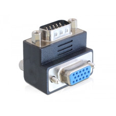 Delock adapter VGA apa / anya 90°-ban elforgatott 65289 Delock adapter VGA apa / anya 90°-ban elforgatott 65289