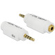 Delock Adapter 3.5 mm 4 pin Stereo jack male 3.5 mm 4 pin Stereo jack female 65590 Delock Adapter 3.5 mm 4 pin Stereo jack male 3.5 mm 4 pin Stereo jack female 65590