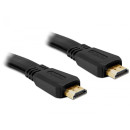 Delock High Speed HDMI Ethernet kábel - A apa/apa 1,0m lapos 82669 Delock High Speed HDMI Ethernet kábel - A apa/apa 1,0m lapos 82669