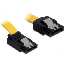 Delock SATA 6 Gb/s fel /egyenes kábel, fém, 50 cm 82810 Delock SATA 6 Gb/s fel /egyenes kábel, fém, 50 cm 82810