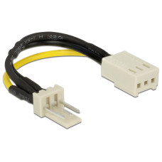 Delock Power Cable 3 pin male 3 pin female (fan) 8 cm ? Reduction of rotation speed 83656 Delock Power Cable 3 pin male 3 pin female (fan) 8 cm ? Reduction of rotation speed 83656