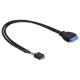 Delock Cable USB 3.0 pin header female USB 2.0 pin header male 45 cm 83791 Delock Cable USB 3.0 pin header female USB 2.0 pin header male 45 cm 83791