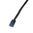 LogiLink CAT6 U/UTP Flat Patch Cable SlimLine AWG32 black 1,00m CF2033U LogiLink CAT6 U/UTP Flat Patch Cable SlimLine AWG32 black 1,00m CF2033U