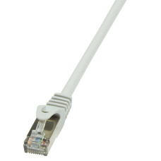 LogiLink CAT5e SF/UTP Patch Cable AWG26 grey  0,25m CP1012D