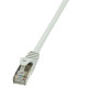LogiLink CAT5e SF/UTP Patch kábel AWG26 grey  0,50m CP1022D