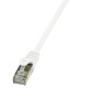 LogiLink CAT6 F/UTP Patch kábel EconLine AWG26 white 15m CP2101S