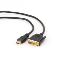 Gembird HDMI / DVI apa-apa k&aacute;bel aranyozott csatlakoz&oacute;val, 0.5m, bulk CC-HDMI-DVI-0.5M