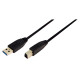 LogiLink  USB 3.0 Csatlakozó kábel  A-B 2x male 1.00 méter CU0023
