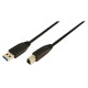 LogiLink USB 3.0 Csatlakozó kábel  A-B 2x male 3.00 méter CU0025