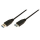 LogiLink USB 3.0 Hosszabbító kábel Type ATypeA, fekete 2m CU0042