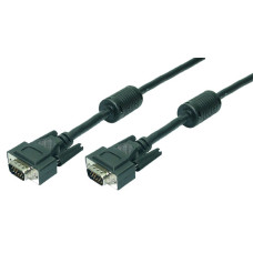 LogiLink VGA Cable, 2x male, black, 1,8m CV0001