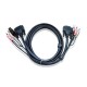 ATEN Cable DVI-I/USB, Audio - 1.8m 2L-7D02UI