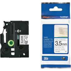Brother Fest&eacute;kszalag TZEN201 P-Touch, 3.5 mm feh&eacute;r alapon fekete, nem lamin&aacute;lt TZEN201