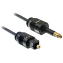 DELOCK Cable Toslink Standard male - Toslink mini 3.5mm male 2m (82876) DELOCK Cable Toslink Standard male - Toslink mini 3.5mm male 2m (82876)