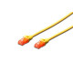 Digitus Premium CAT 6 UTP patch kábel, hossza: 3,0m, sárga DK-1612-030/Y Digitus Premium CAT 6 UTP patch kábel, hossza: 3,0m, sárga DK-1612-030/Y