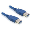 Delock kábel, USB 3.0-A M/M, 1.5m 82430 Delock kábel, USB 3.0-A M/M, 1.5m 82430