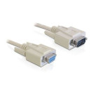 Delock adatátviteli kábel DB9F/DB9M 1m 82984