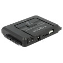 Delock Converter USB 3.0 to SATA 6 Gb/s / IDE 40 pin / IDE 44 pin with backup 61486