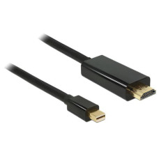 Delock Cable mini Displayport 1.1 male HDMI-A male 3m, black 83700 Delock Cable mini Displayport 1.1 male HDMI-A male 3m, black 83700