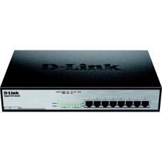 D-Link 8-Port Desktop Gigabit, 8 X PoE+ up to 30W, max. 140W DGS-1008MP D-Link 8-Port Desktop Gigabit, 8 X PoE+ up to 30W, max. 140W DGS-1008MP