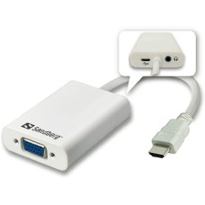 Sandberg HDMI - VGA+Audio konverter 508-77 Sandberg HDMI - VGA+Audio konverter 508-77