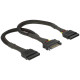Delock SATA Power Cable 15 pin female 2 x SATA 15 pin male 25 cm 60135 Delock SATA Power Cable 15 pin female 2 x SATA 15 pin male 25 cm 60135