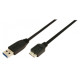 LogiLink USB 3.0 csatlakozó kábel A-B Micro 2x male 2.00 méter CU0027