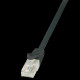 LogiLink CAT5e UTP Patch Cable AWG26 black  10m CP1093U