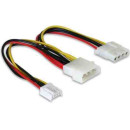 Tápkábel Y MOLEX(nagy-kicsi) 3.5" Delock 82111 Tápkábel Y MOLEX(nagy-kicsi) 3.5" Delock 82111
