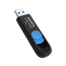 Adata USB Memory DashDrive UV128 128GB USB 3.0 Black+Blue AUV128-128G-RBE Adata USB Memory DashDrive UV128 128GB USB 3.0 Black+Blue AUV128-128G-RBE