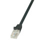 LOGILINK - Patchcord Cat.6 U/UTP EconLine 1,00m black CP2033U LOGILINK - Patchcord Cat.6 U/UTP EconLine 1,00m black CP2033U