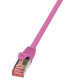 LOGILINK - Patchcord Cat.6 S/FTP PIMF PrimeLine 3,00m pink CQ2069S