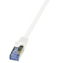 LOGILINK - Patchcord Cat.6A 10G S/FTP PIMF PrimeLine 15m white CQ3101S LOGILINK - Patchcord Cat.6A 10G S/FTP PIMF PrimeLine 15m white CQ3101S